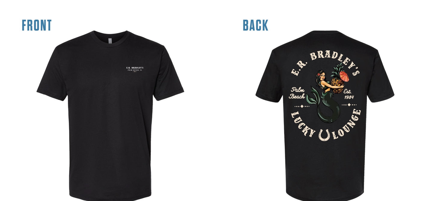 Black Mermaid T-Shirt Lucky Lounge