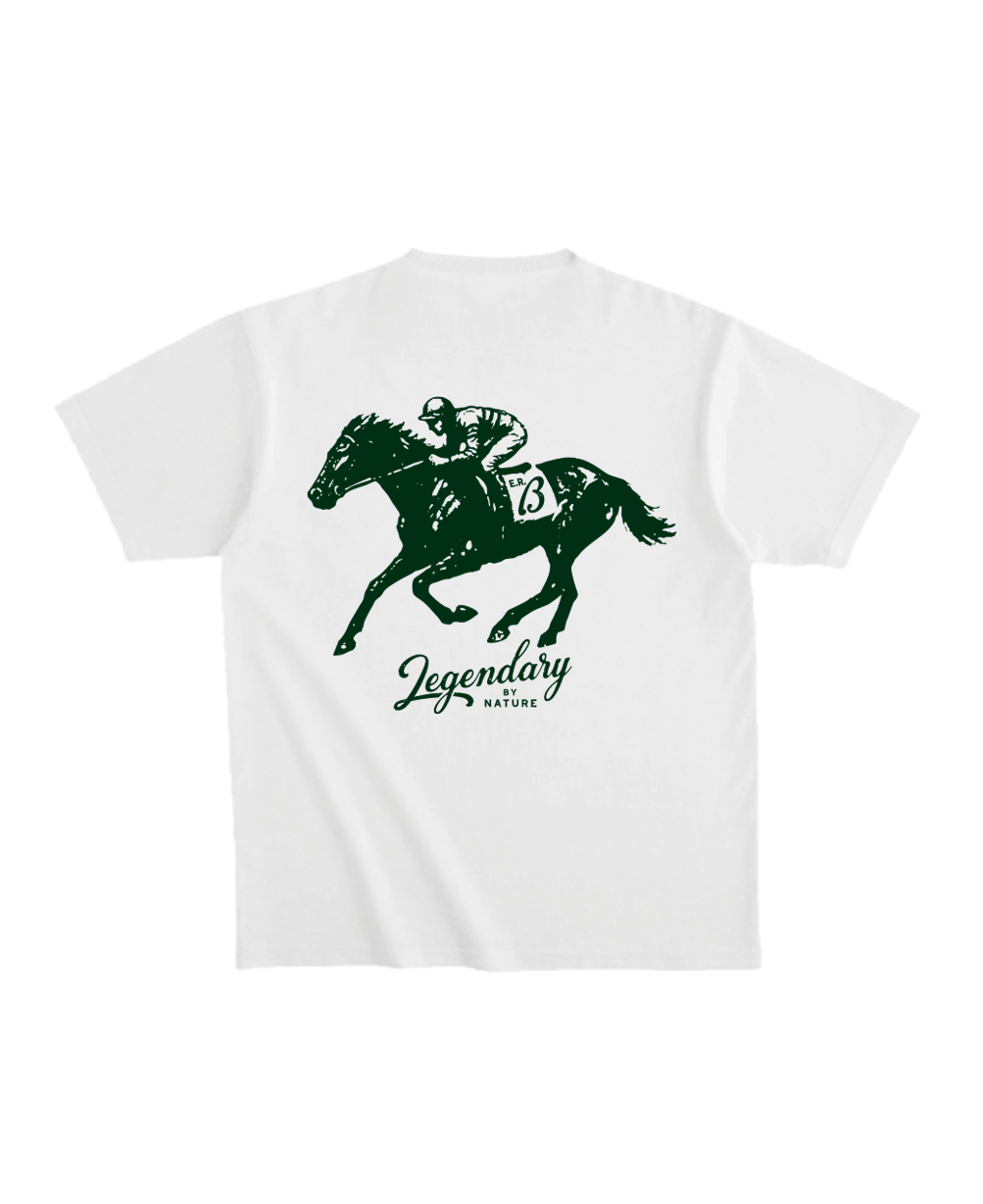 E.R. Bradleys White Racing T-Shirt