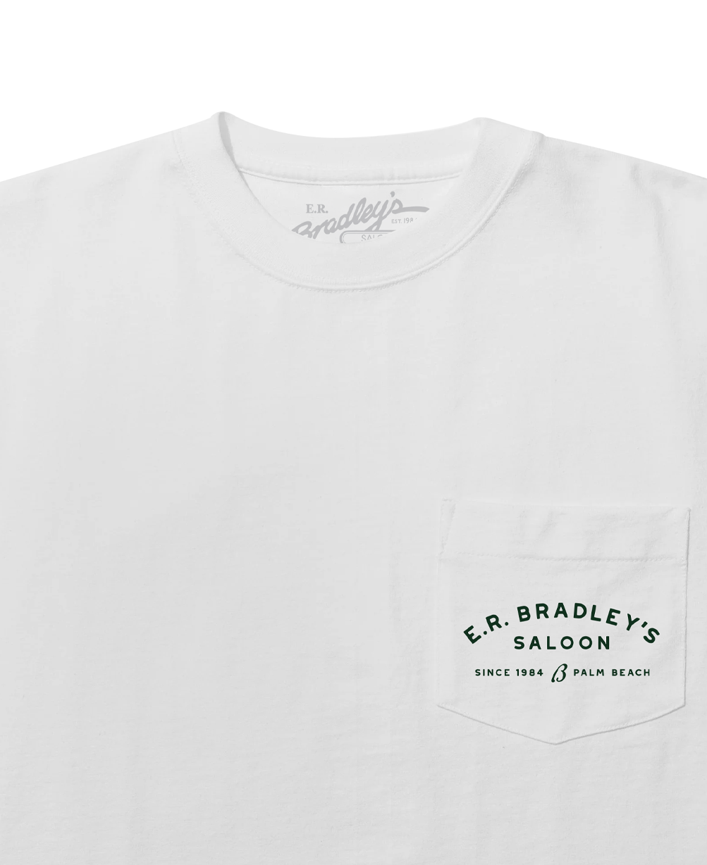 E.R. Bradleys White Racing T-Shirt
