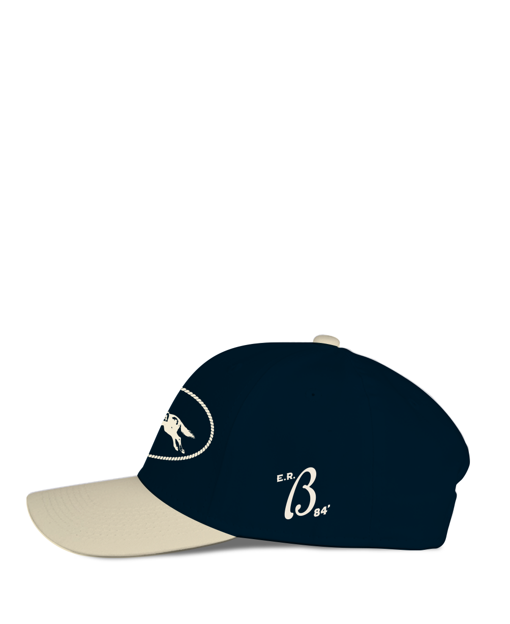 Bradleys Equestrian Race Horse Cap (Tan/Black)